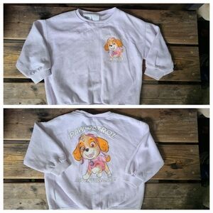 ZARA NICKOLEODEON SZ 2-3Y VGUC MUTED LAVENDER SKYE loose fit pullover sweatshirt